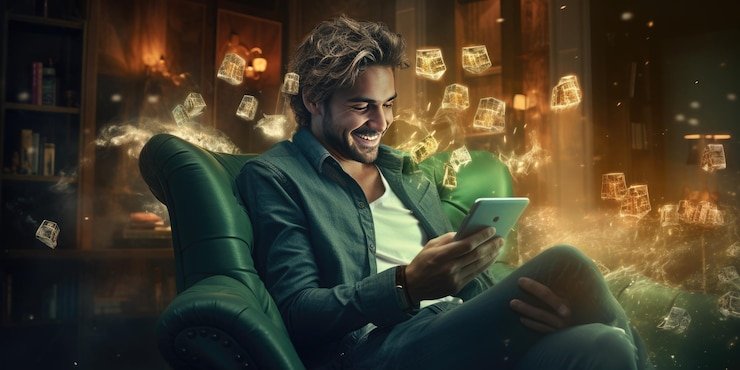 Layar awal aplikasi mobile qqbos99 menampilkan permainan slot dan navigasi utama